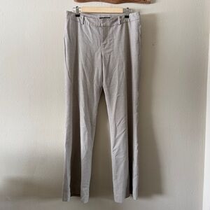 Banana Republic Jackson Fit Heather Wool Blend Mid Rise Bootcut Pants size 8